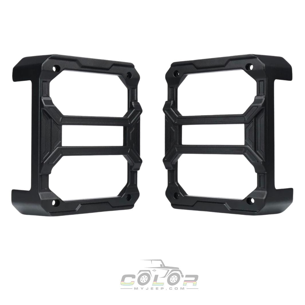Tail Light Trim Full Accent Covers Exterior Jeep Trim JK, JKU Wrangler 2007-2018