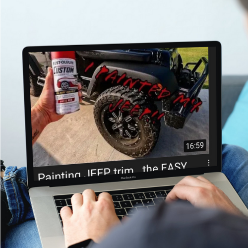 DIY JEEP Interior and Exterior Trim Painting: The Good, The Bad and Why You Should Have Someone Else Do It!