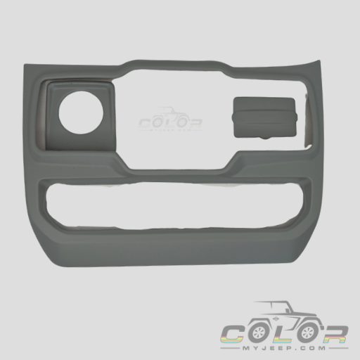 JL, JLU, Sahara, Rubicon, Wrangler, JT Gladiator Jeep Interior Media Control Surround, Auxillary and Media Outlet Accent Cover Trim 3 PCS Set