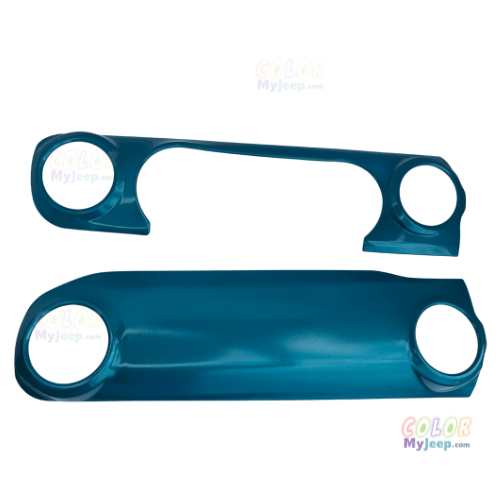 JL, JLU, Sahara, Rubicon, Jeep Wrangler, JT Gladiator Jeep Interior Dash Cover Accent Trim With LCD Surround Trim 3 Piece Set