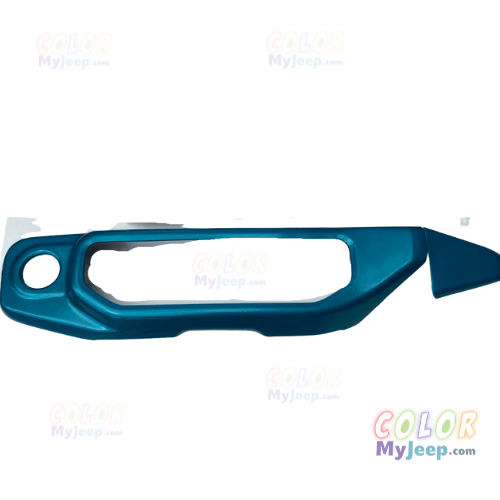 JL, JLU, Sahara, Rubicon, Jeep Wrangler, JT Gladiator Interior Starter Button and Control Knob Dash Cover Accent Trim 2 Piece Set for Driver and Co-Pilot