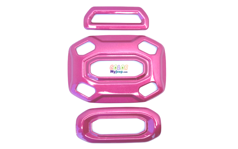 JL, JLU, Sahara, Rubicon, Jeep Wrangler, JT Gladiator Interior Ceiling Light Accent Cover Trim 3 Piece Set