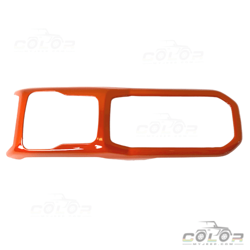 JL, JLU, Sahara, Rubicon, Jeep Wrangler, JT Gladiator Cupholder and Automatic Shifter One Piece Overlay Accent Trim