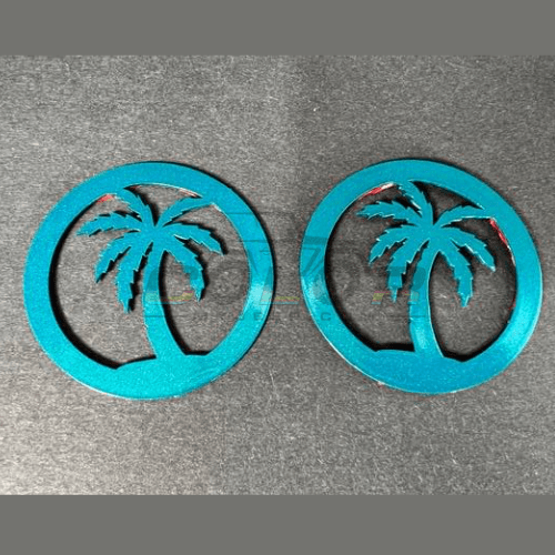 Air Vent Custom Emblem Design Interior Accent Trim JK,JKU, JL, JLU, Sahara, Rubicon, Jeep Wrangler, JT Gladiator 2PCS SET
