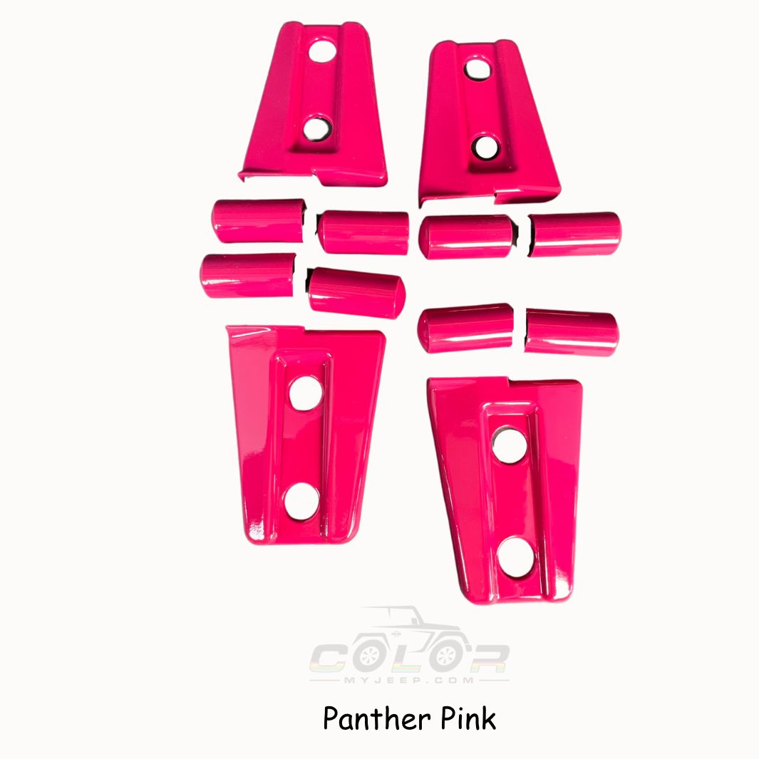 Door Hinge Accent Covers Exterior Jeep Trim,  JK, JKU Wrangler 2007-2018 2 Door