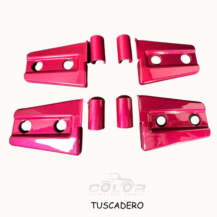 Door Hinge Accent Covers Exterior Jeep Trim,  JK, JKU Wrangler 2007-2018 2 Door