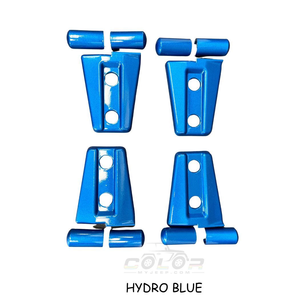 Door Hinge Accent Covers Exterior Jeep Trim,  JK, JKU Wrangler 2007-2018 2 Door