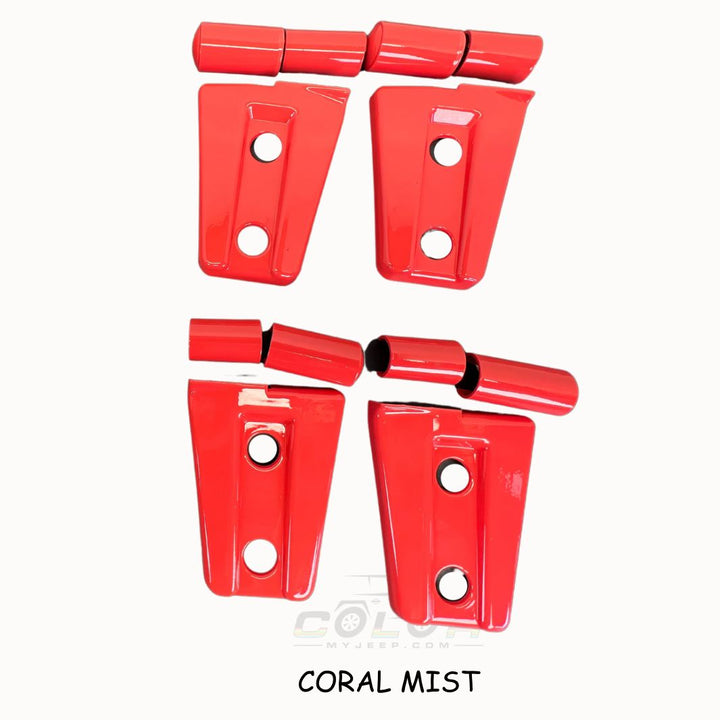 Door Hinge Accent Covers Exterior Jeep Trim,  JK, JKU Wrangler 2007-2018 2 Door