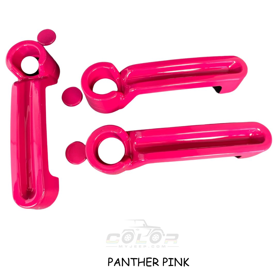 Door Handle Accent Covers Exterior Jeep Trim JK and Jeep Liberty 2 Door