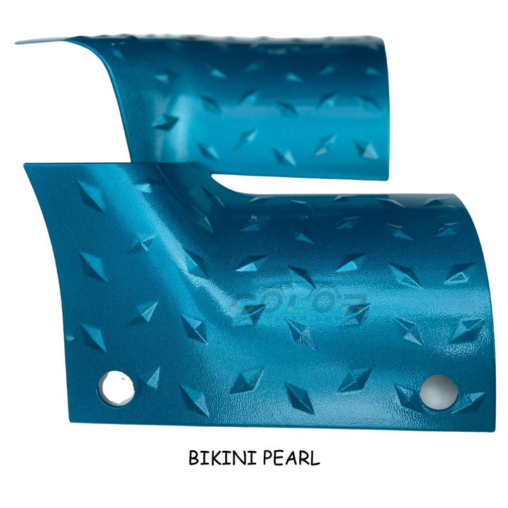 JL, JLU, Sahara, Rubicon, JT Gladiator Body Armor Outer Cowl Exterior Accent Trim 2 PCS Set Diamond Plate Pattern