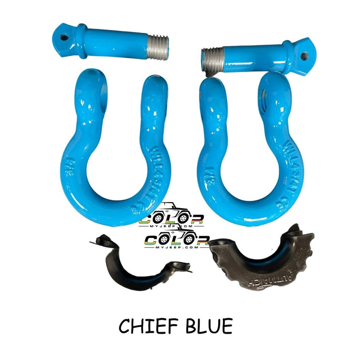 All Model D Ring Shackles 3/4 With Isolators Pair