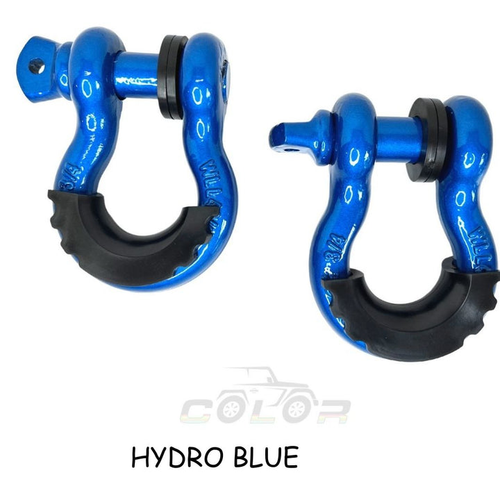 All Model D Ring Shackles 3/4 With Isolators Pair