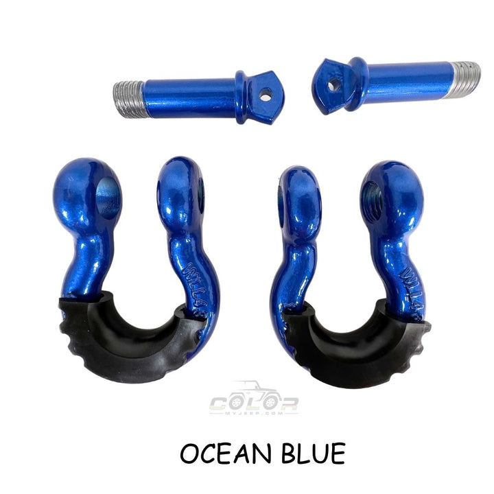 All Model D Ring Shackles 3/4 With Isolators Pair