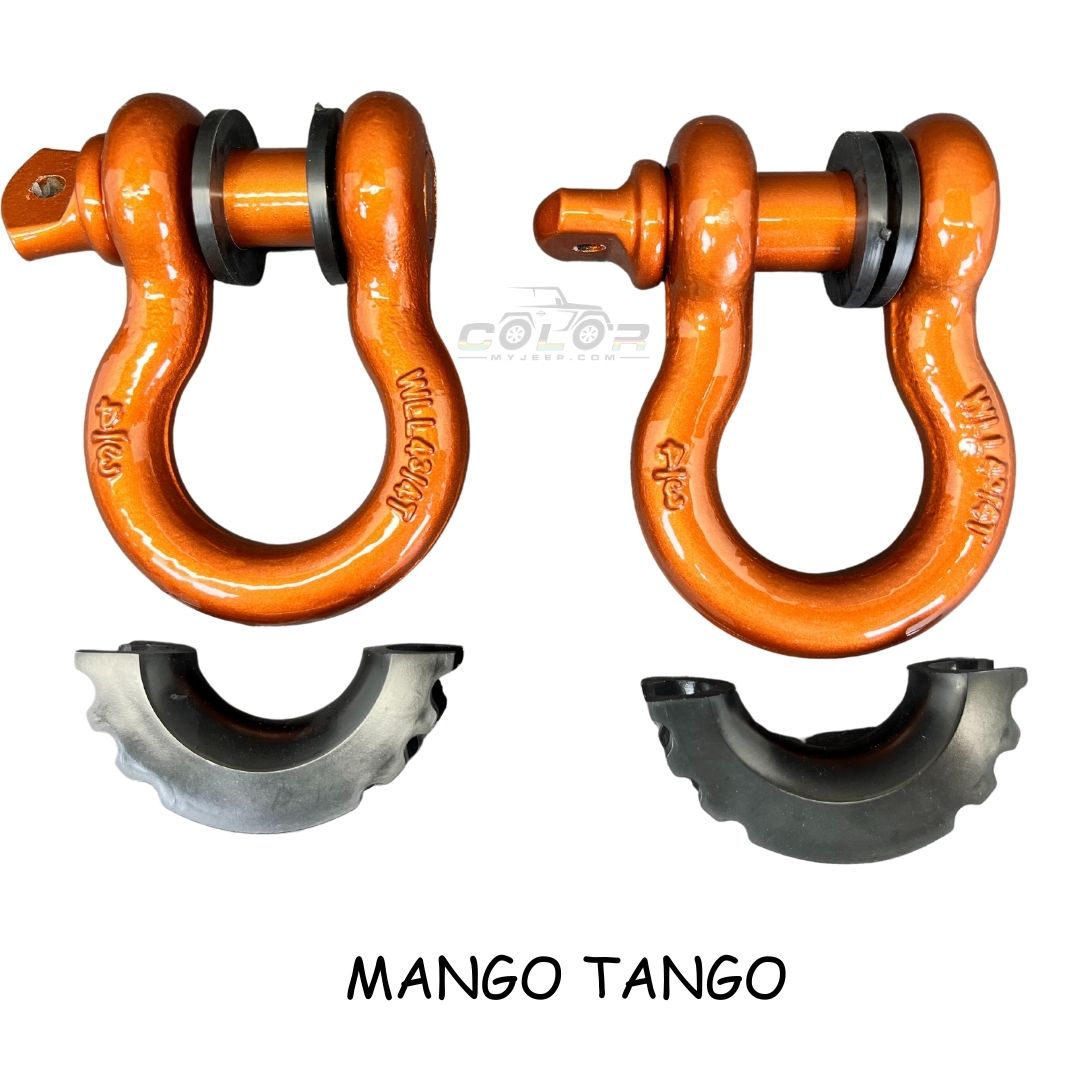 All Model D Ring Shackles 3/4 With Isolators Pair