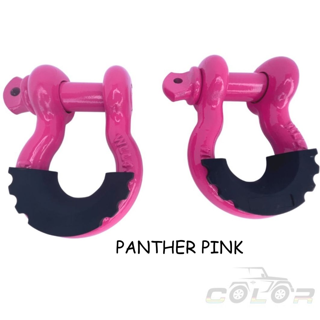 All Model D Ring Shackles 3/4 With Isolators Pair