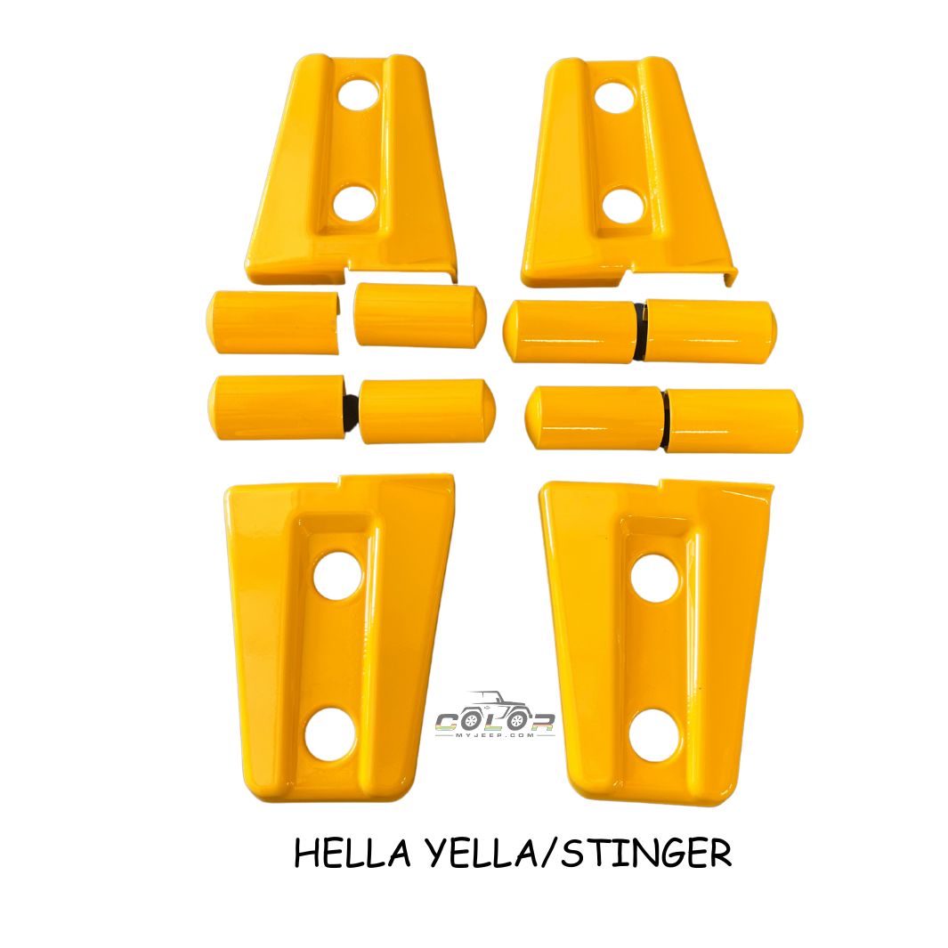 Door Hinge Accent Covers Exterior Jeep Trim,  JK, JKU Wrangler 2007-2018 2 Door