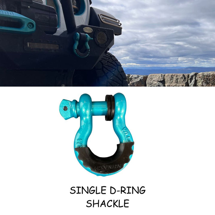 All Model D Ring Shackle 3/4 With Isolator Single