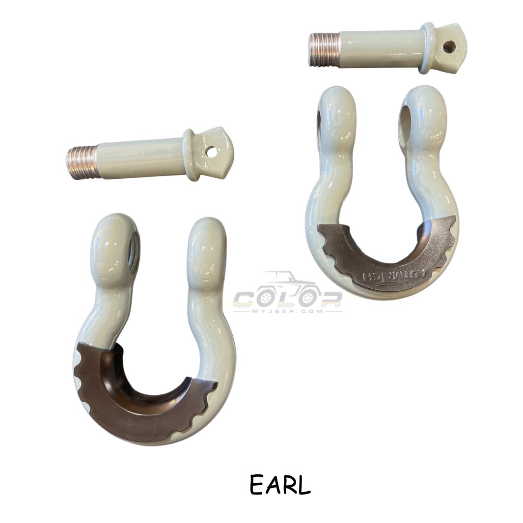 All Model D Ring Shackles 3/4 With Isolators Pair