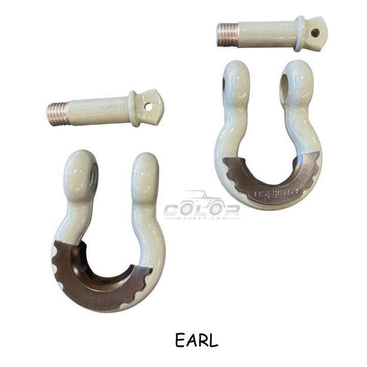 All Model D Ring Shackles 3/4 With Isolators Pair