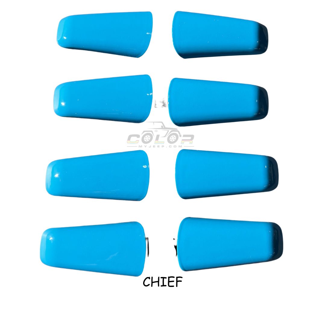 Pillar Handle Covers Accent Trim,4 Door JL, JLU, Sahara, Rubicon, Jeep Wrangler, JT Gladiator Interior