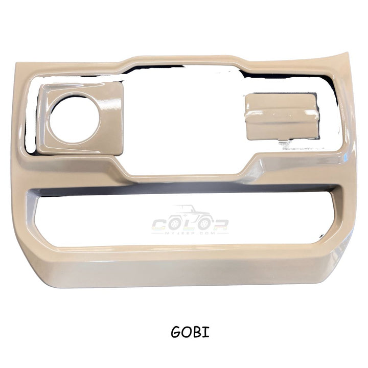 JL, JLU, Sahara, Rubicon, Wrangler, JT Gladiator Jeep Interior Media Control Surround, Auxillary and Media Outlet Accent Cover Trim 3 PCS Set