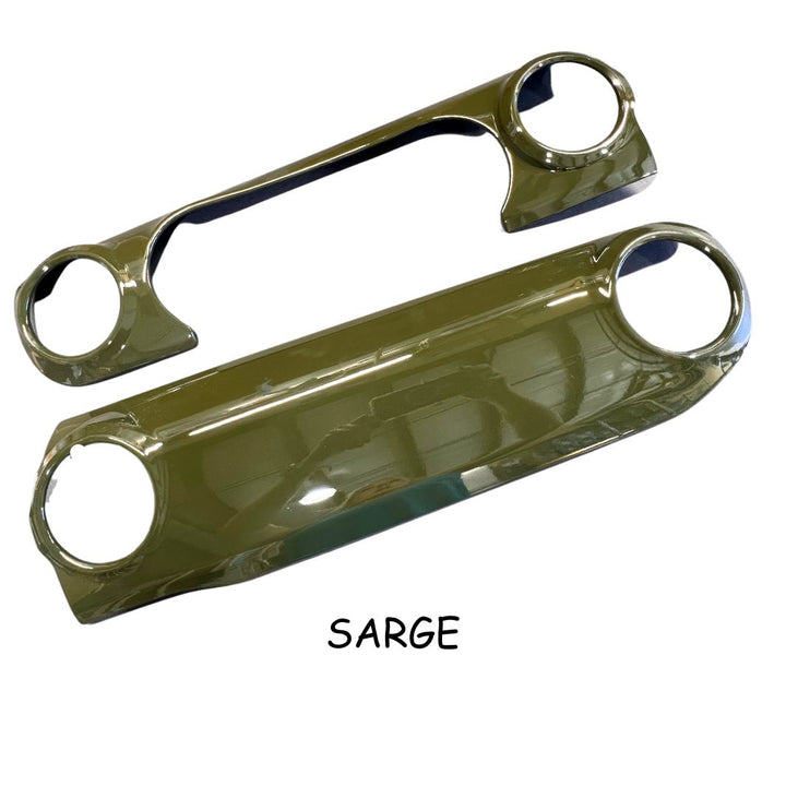 JL, JLU, Sahara, Rubicon, Jeep Wrangler, JT Gladiator Jeep Interior Dash Cover Accent Trim With LCD Surround Trim 3 Piece Set