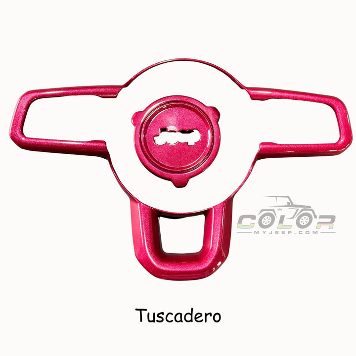 Steering Wheel and Center Hub Trim 2 PCS set, JL/JLU GLADIATOR