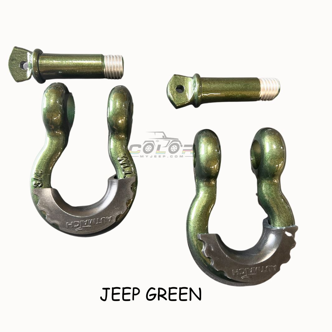 All Model D Ring Shackles 3/4 With Isolators Pair