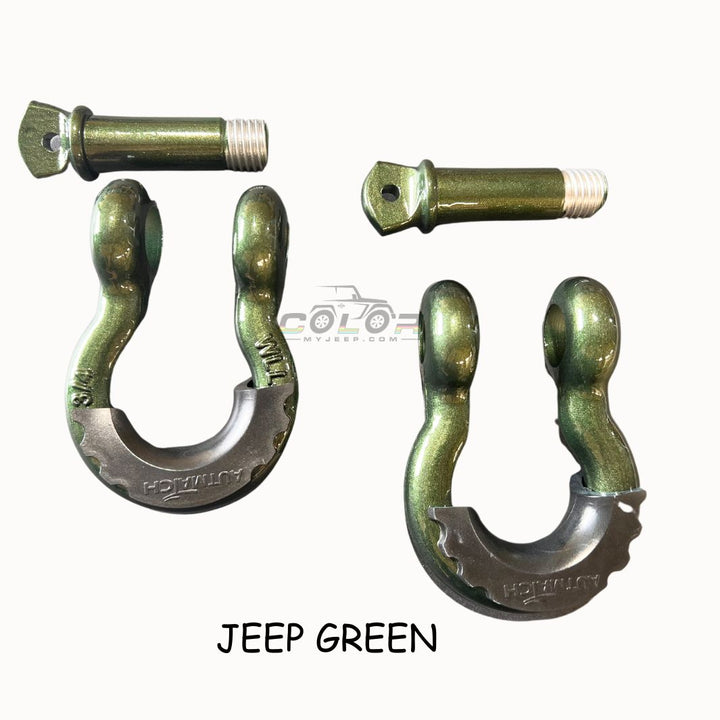 All Model D Ring Shackles 3/4 With Isolators Pair