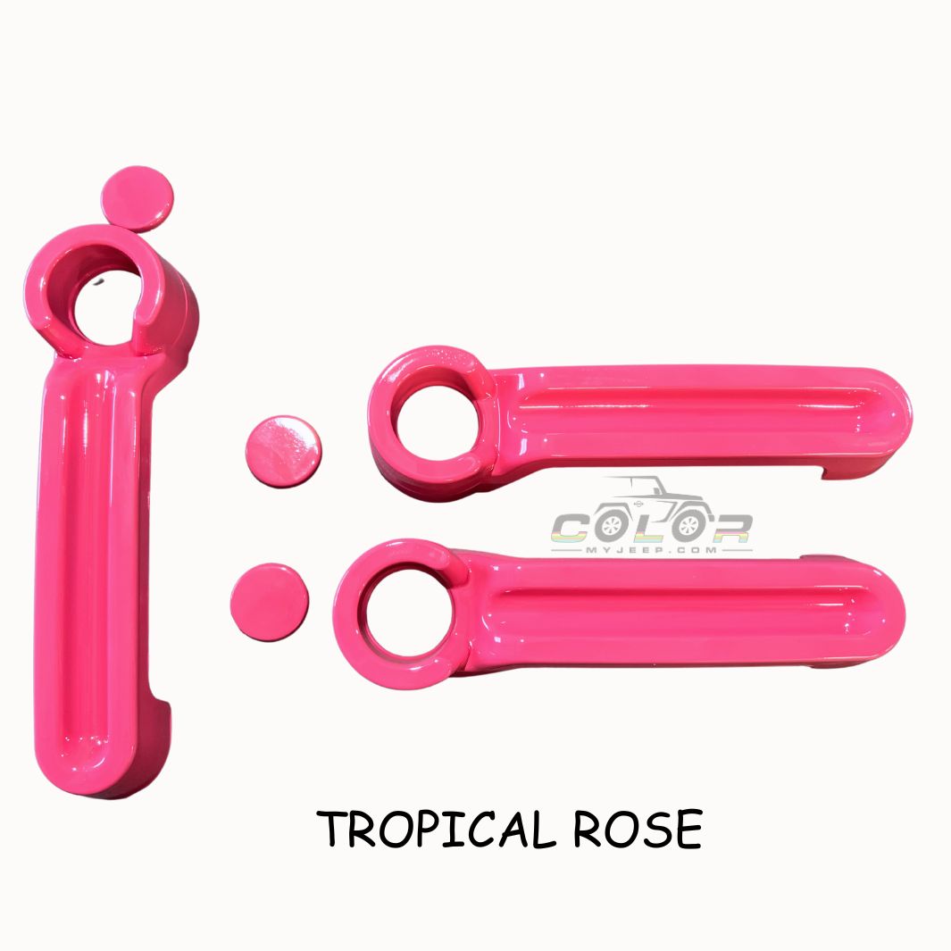 Door Handle Accent Covers Exterior Jeep Trim JK and Jeep Liberty 2 Door