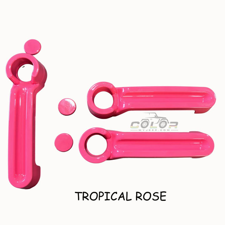 Door Handle Accent Covers Exterior Jeep Trim JK and Jeep Liberty 2 Door