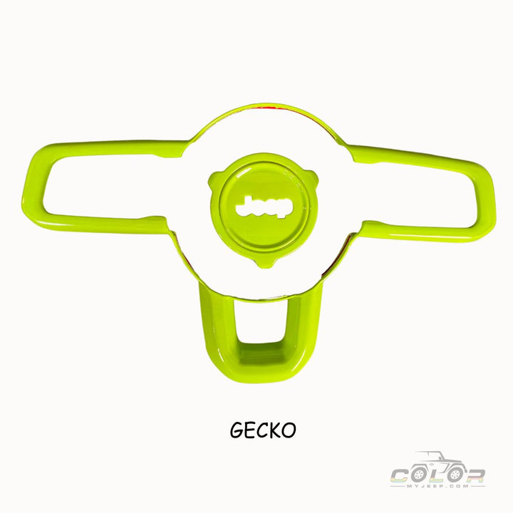 Steering Wheel and Center Hub Trim 2 PCS set, JL/JLU GLADIATOR