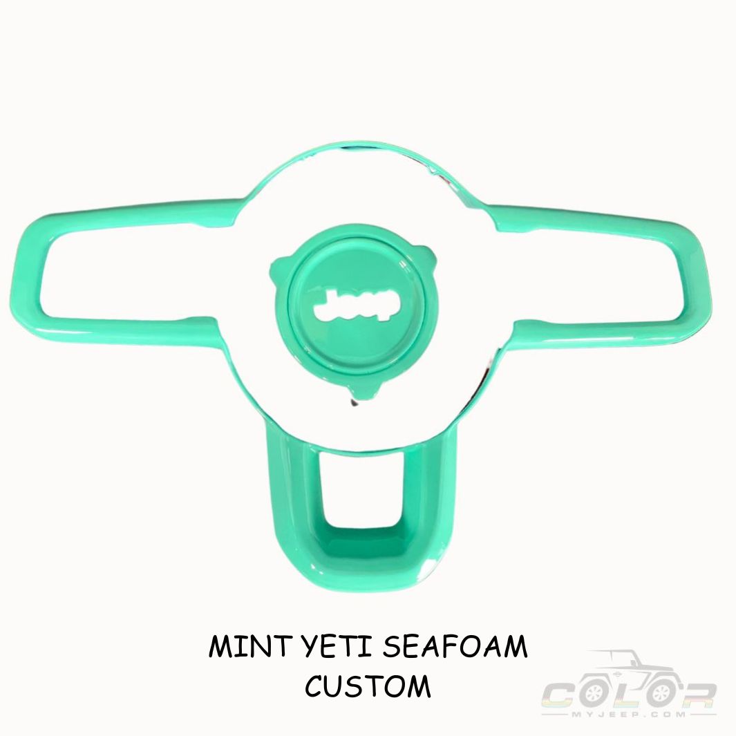 Steering Wheel and Center Hub Trim 2 PCS set, JL/JLU GLADIATOR