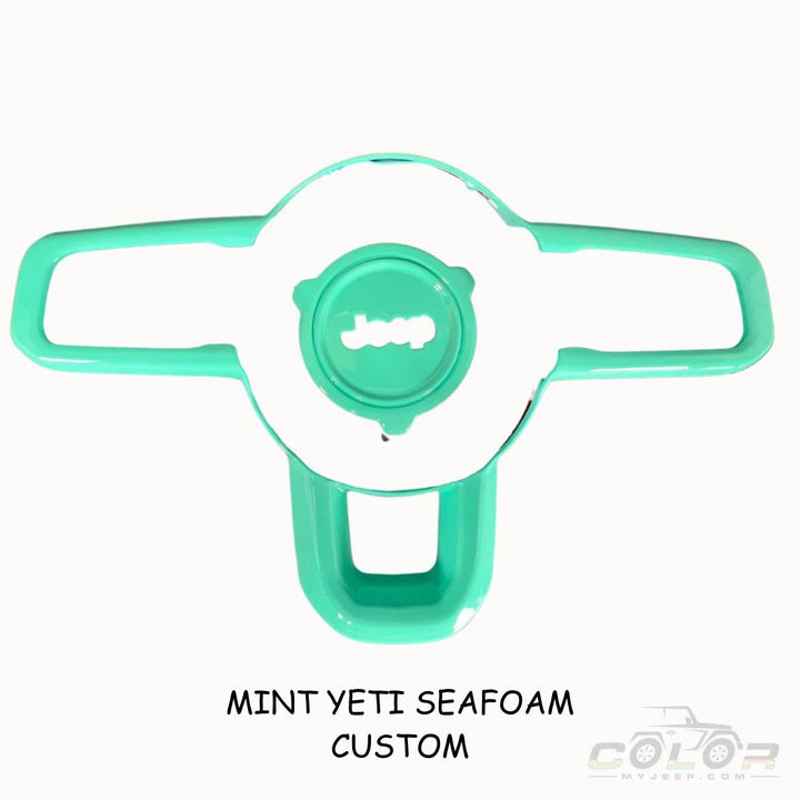 Steering Wheel and Center Hub Trim 2 PCS set, JL/JLU GLADIATOR