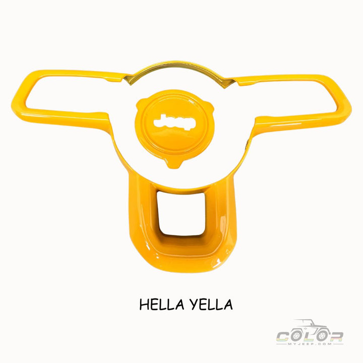 Steering Wheel and Center Hub Trim 2 PCS set, JL/JLU GLADIATOR