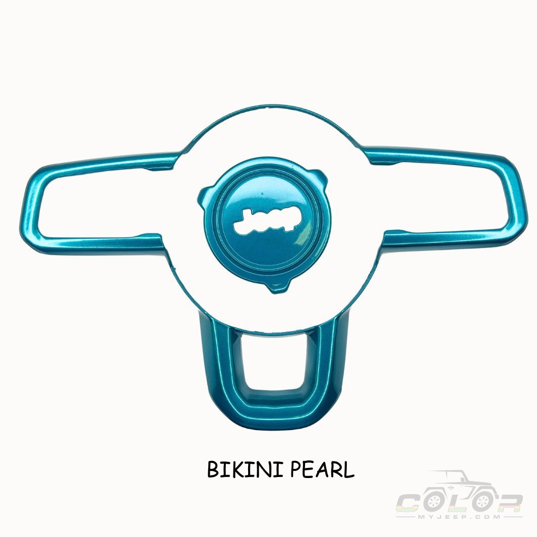 Steering Wheel and Center Hub Trim 2 PCS set, JL/JLU GLADIATOR