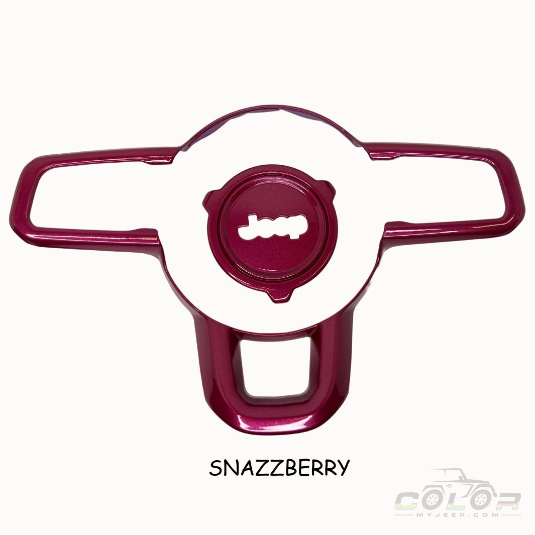 Steering Wheel and Center Hub Trim 2 PCS set, JL/JLU GLADIATOR