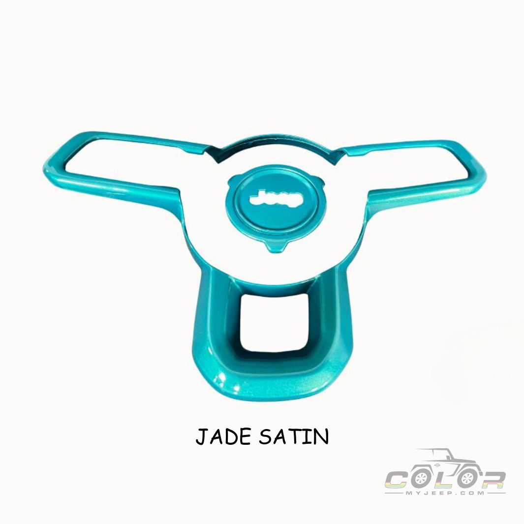 Steering Wheel and Center Hub Trim 2 PCS set, JL/JLU GLADIATOR