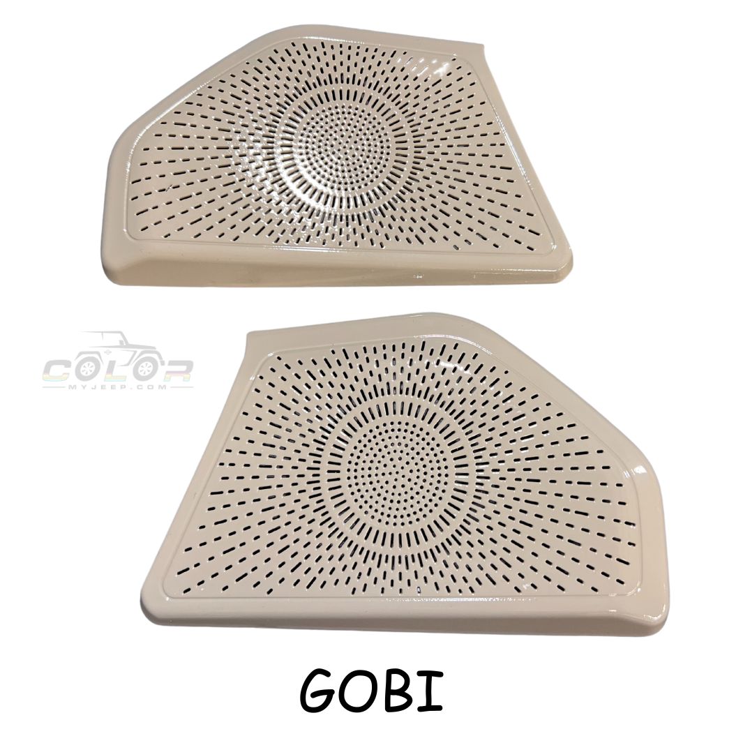 Pillar Speaker Full Cover Accent Trim 2 PCS Set JL, JLU, Sahara, Rubicon, Jeep Wrangler, JT Gladiator Interior