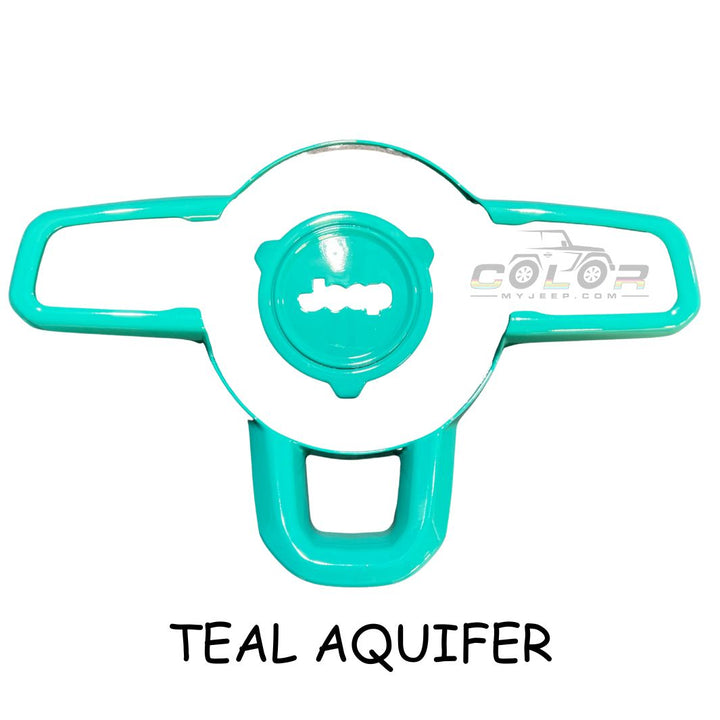 Steering Wheel and Center Hub Trim 2 PCS set, JL/JLU GLADIATOR