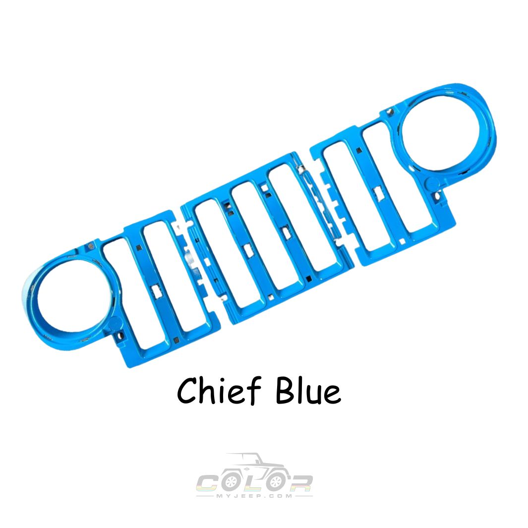 Headlight and Grille Replacement Exterior Accent Trim JL, JLU, Sahara, Rubicon, JT Gladiator Mopar OEM