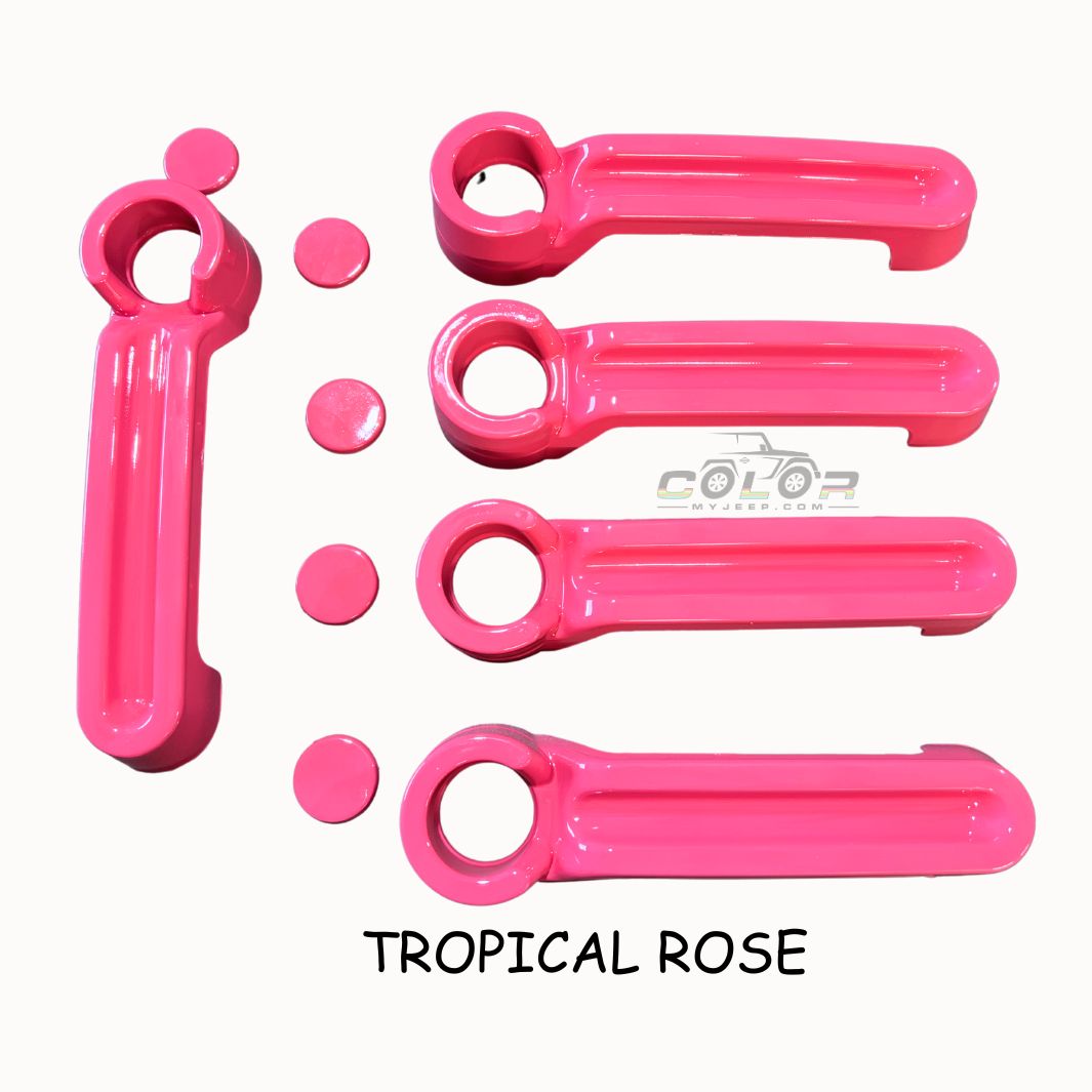 Door Handle Accent Covers Exterior Jeep Trim JK and Jeep Liberty 4 Door