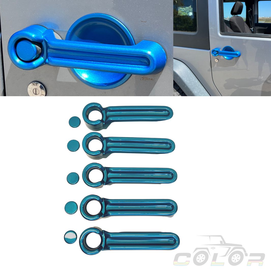 Door Handle Accent Covers Exterior Jeep Trim JK and Jeep Liberty 4 Door