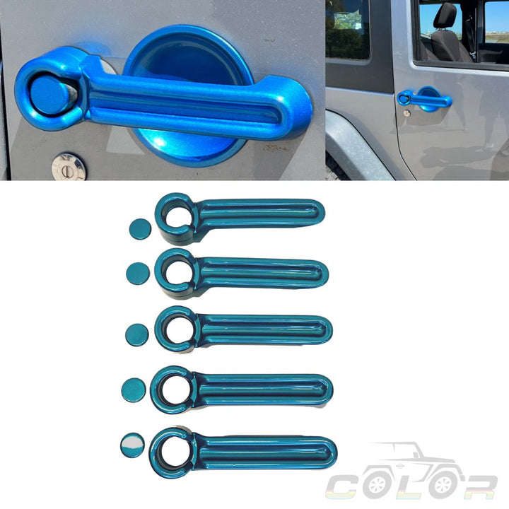 Door Handle Accent Covers Exterior Jeep Trim JK and Jeep Liberty 4 Door