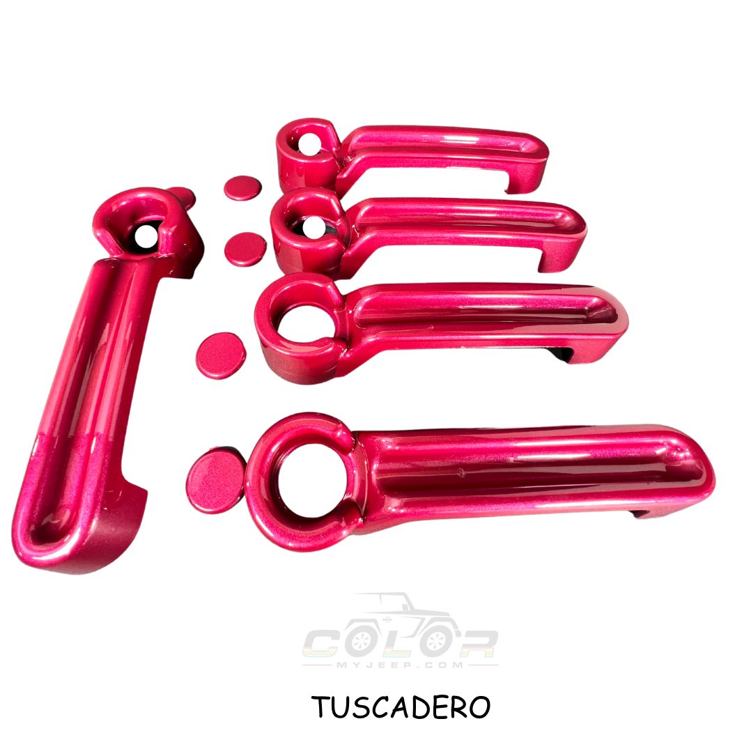 Door Handle Accent Covers Exterior Jeep Trim JK and Jeep Liberty 4 Door