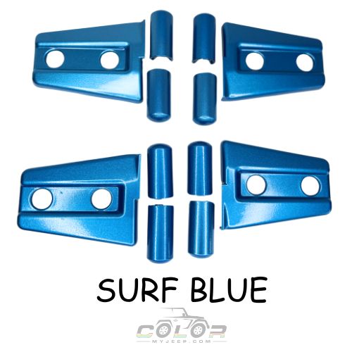 Door Hinge Accent Covers Exterior Jeep Trim,  JK, JKU Wrangler 2007-2018 2 Door