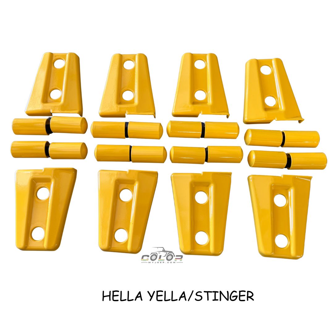 Door Hinge Accent Covers Exterior Jeep Trim,  JK, JKU Wrangler 2007-2018 4 Door