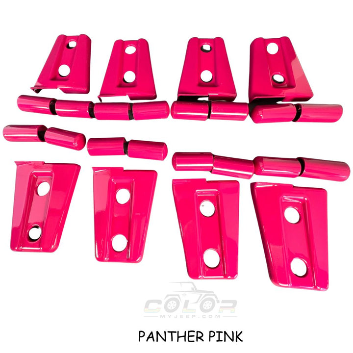 Door Hinge Accent Covers Exterior Jeep Trim,  JK, JKU Wrangler 2007-2018 4 Door