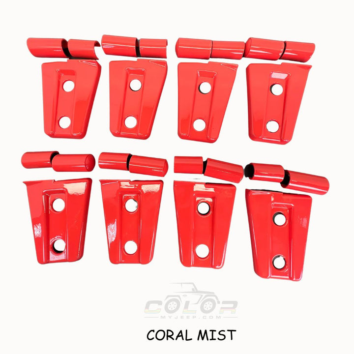 Door Hinge Accent Covers Exterior Jeep Trim,  JK, JKU Wrangler 2007-2018 4 Door