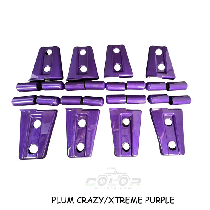 Door Hinge Accent Covers Exterior Jeep Trim,  JK, JKU Wrangler 2007-2018 4 Door